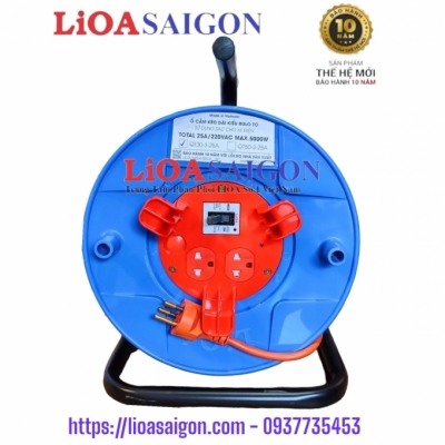 Ổ CẮM KÉO DÀI KẾT HỢP RULO 15M LIOA HYBRID-15M-20A