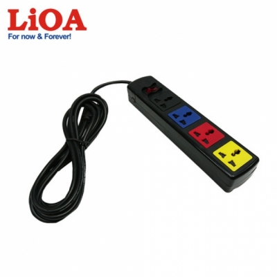Ổ cắm kéo dài đa năng 4 ổ cắm LiOA 4D32N - 4D32N