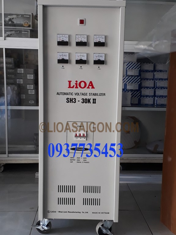 ổn áp lioa 30kva 3 pha